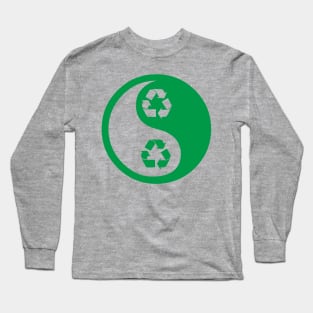 Yin Yang Recycle Long Sleeve T-Shirt